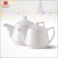 New Design White Porcelain Tea Pot